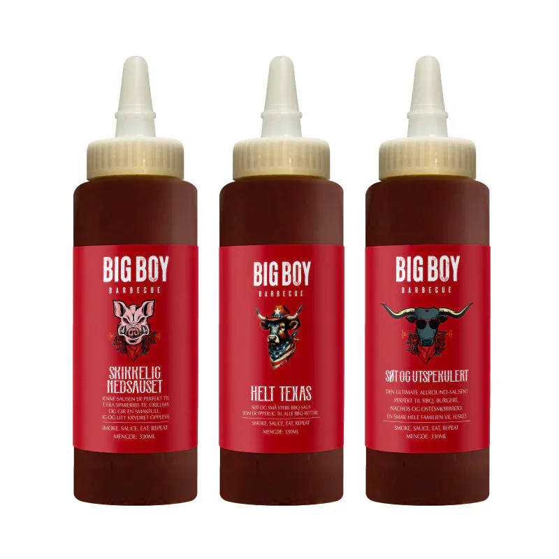 Big Boy BBQ saus pakke 3 x 300 ml