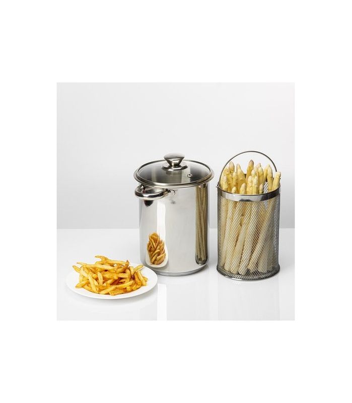 Multifunksjonell Kjele med kurv, 4 liter, stål