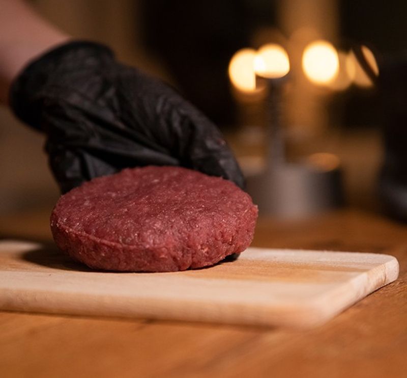 Landig Hamburgerpresse Rustfritt Stål