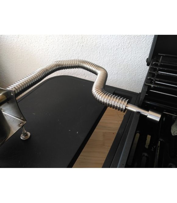 Hovedbilde Grilladapter for fleksible rør i rustfritt stål Grill-Smo ...