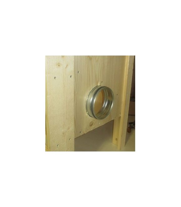 Hovedbilde Rørtilkopling for røykskap 125mm (Homsmoker)
