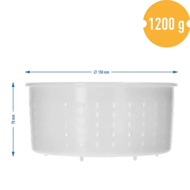 Hovedbilde Osteform Rund 15x7cm 1200g