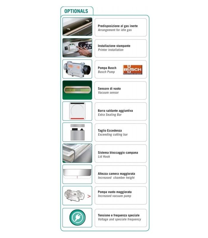 Lavezzini 550S Industriell Kammerpakker 60/72 m³ pumpe