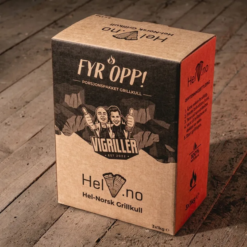 Fyr Opp! Grillkull Porsjon 3pk