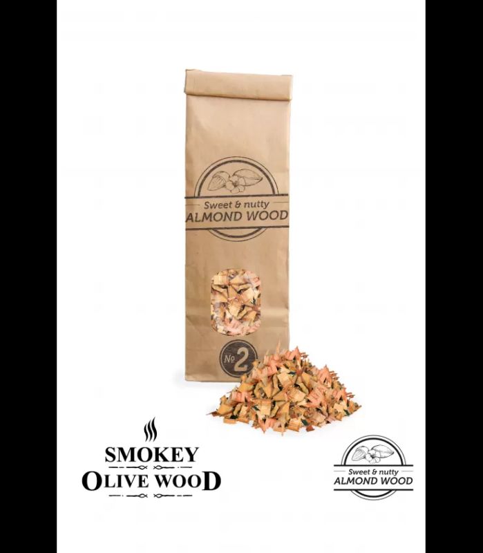 Røykeflis av Oliventre Nº2 - Smokey Olive Wood