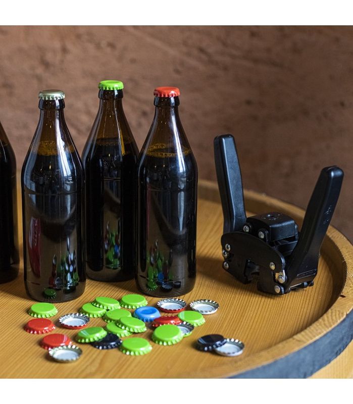 Dobbelspaks flaskelokk Ø26mm - fast