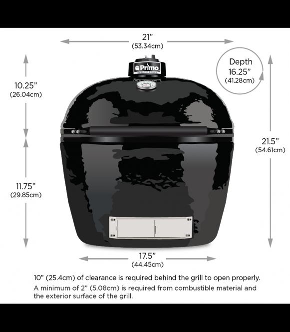 Hovedbilde Primo Grill Oval Junior 200 Kamado